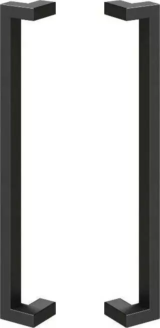 Andor 316 SS B2B Pull Handle Set - 325 x 25 - BLK