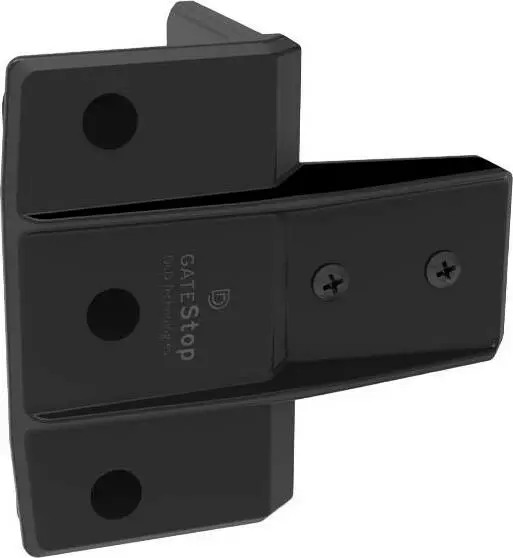 Gate Stop - Metal or Timber Fix - BLK