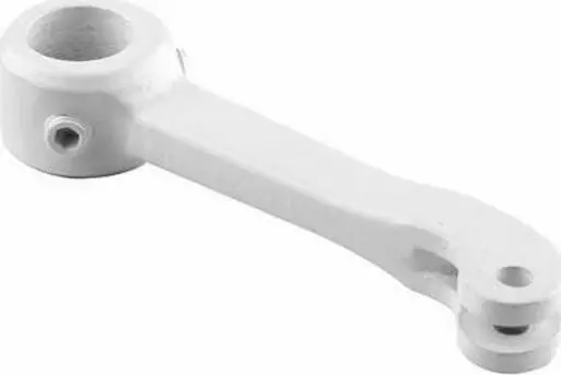 120mm Sash & Lever Arm - White