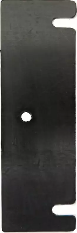 Altus Nylon Hinge Packer 100 x 35 x 1mm - BLK