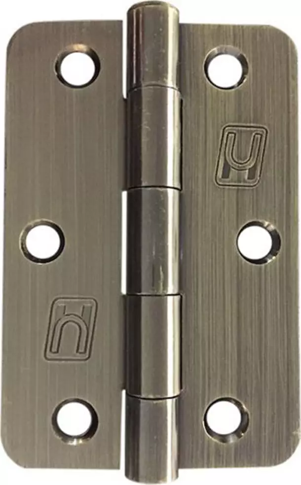 Radius Butt Hinge 89x58x2mm LP Steel R1/4 - BR
