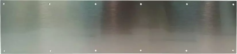 Kick Plate - 430SS - Drilled 200mm