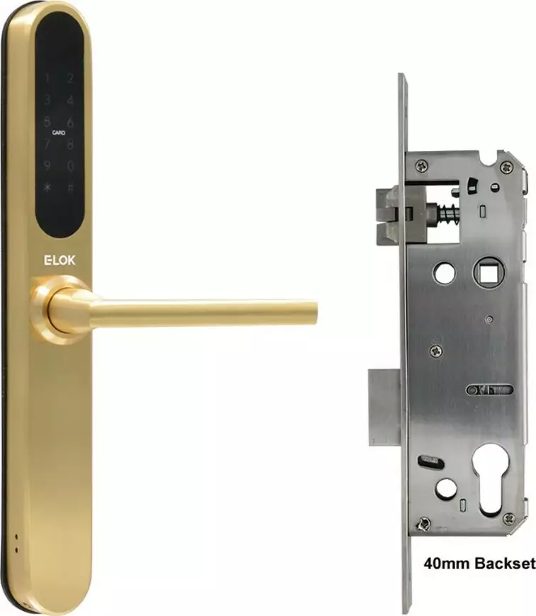 905 Smart Leverset w/ 40mm Backset Lock - SB