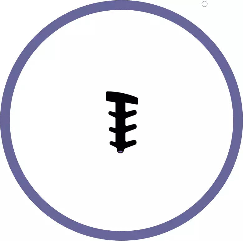 PVC Glazing Wedge 3mm - PURPLE