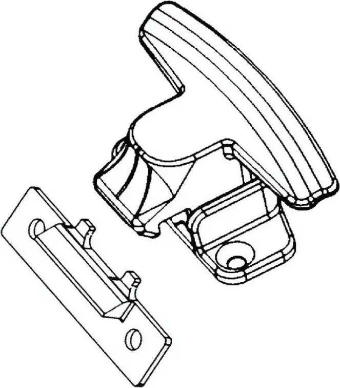 S/Window Catch N/Locking PC