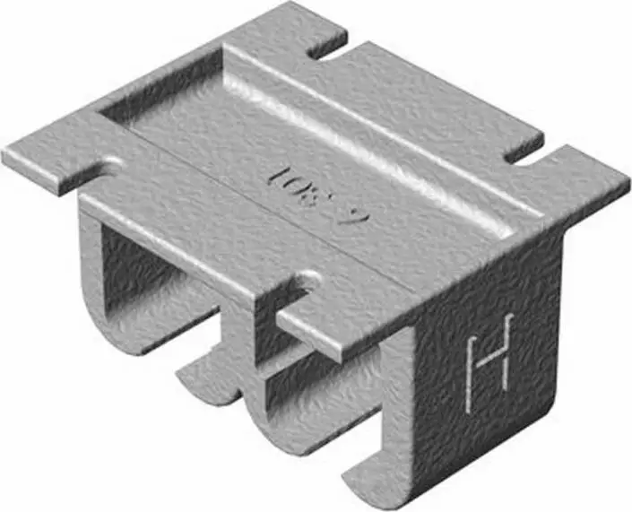 301 Double Soffit Fix Bracket - Aluminium