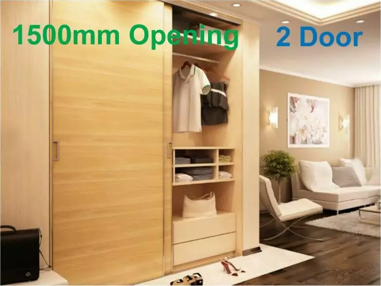 Double Top Two Door/1500mm Track Kit