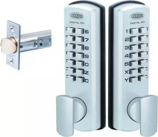 DX Digital Twin Keypad Lock-set C/W 530 Latch - SC