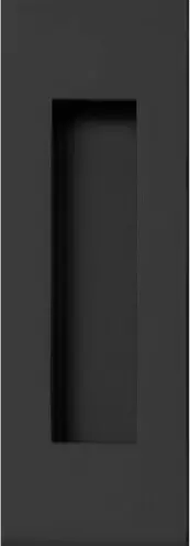 Rectangular Flush Pull 120 x 50mm - BLK