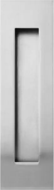 Rectangular Flush Pull 150 x 50mm - SS