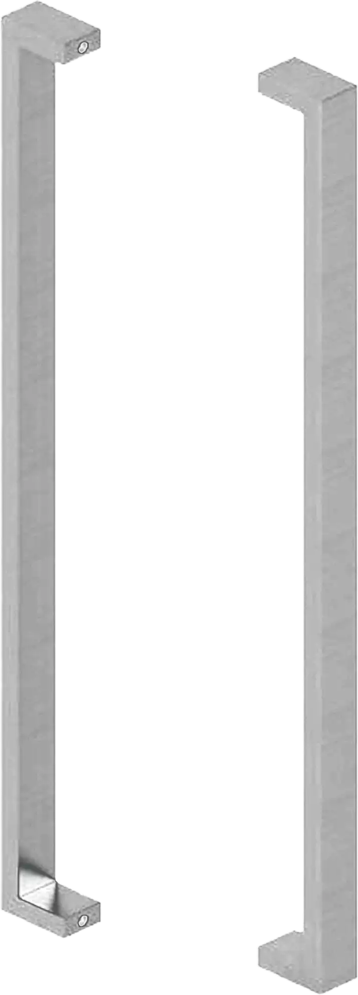 143 B2B Pull Handle Set - 30 x 15mm x 600mm - PC