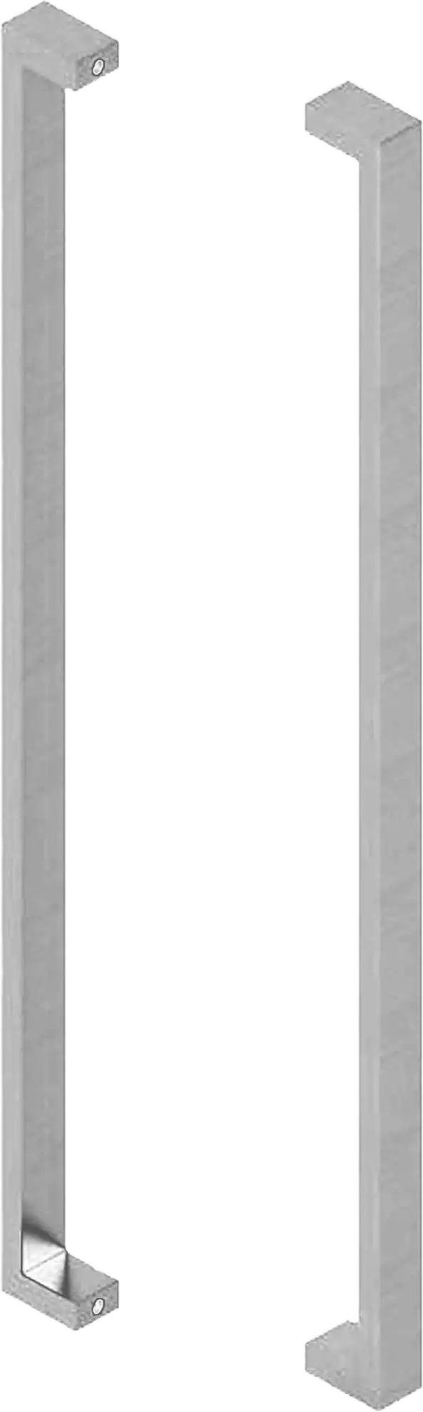 143 B2B Pull Handle Set - 30 x 15mm x 1000mm - SS