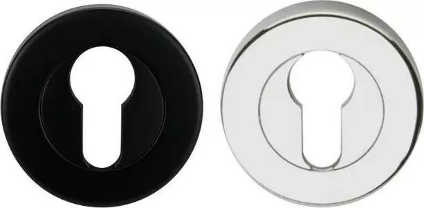 Velocity 55mm Round Euro Cylinder Escutcheon