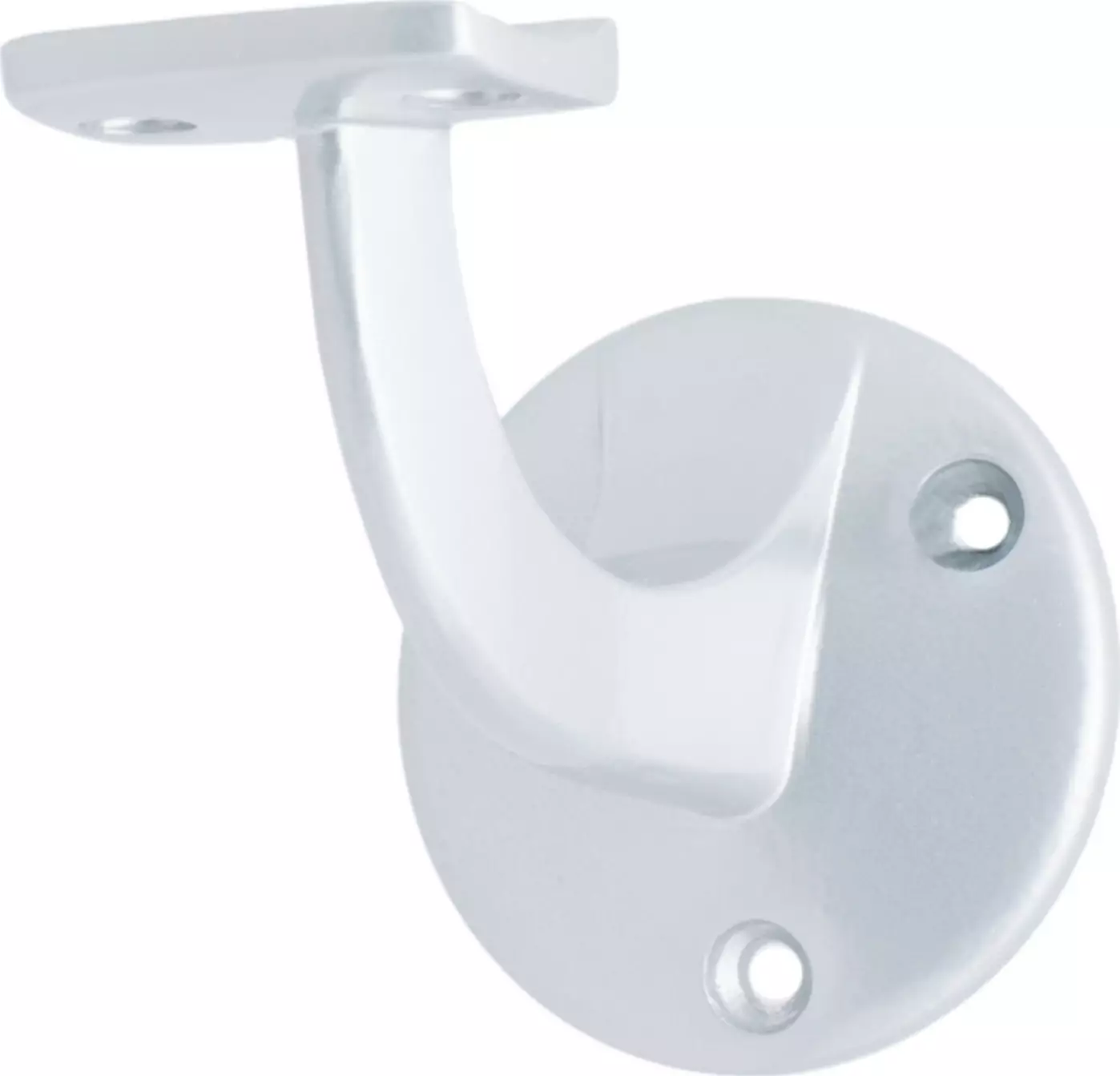 Bannister Bracket Round Base - Aluminium SC