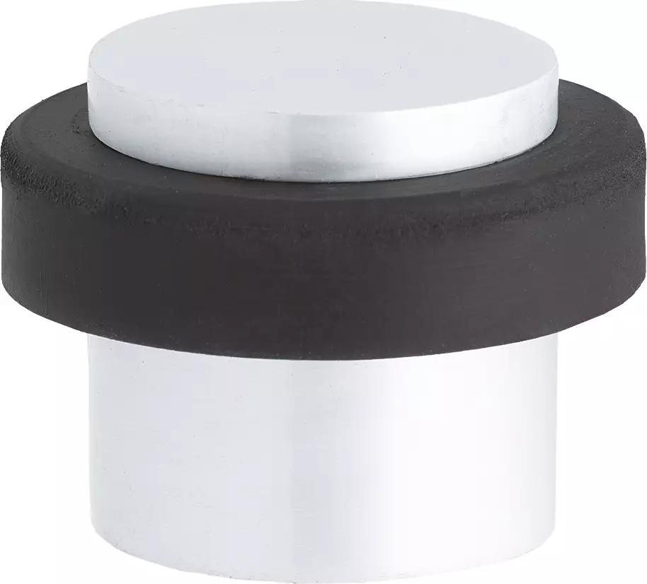 MN 207 38 X 40mm Round 2P F/Mount Door Stop - SC