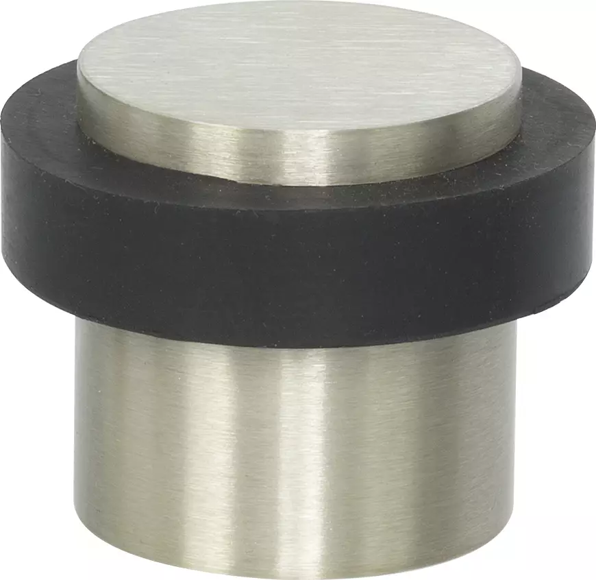 MN 207 38 x 40mm Round 2P F/Mount Door Stop - SN