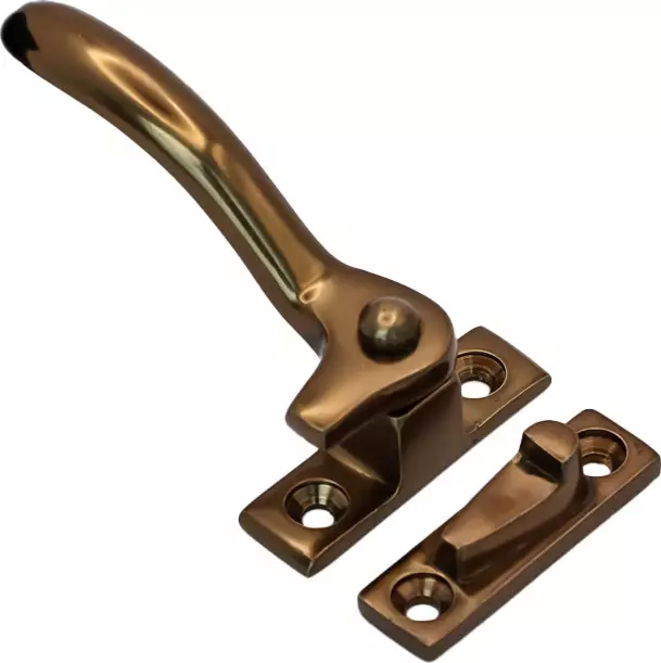 MN LH Solid Brass Split Rail Fastener - FB