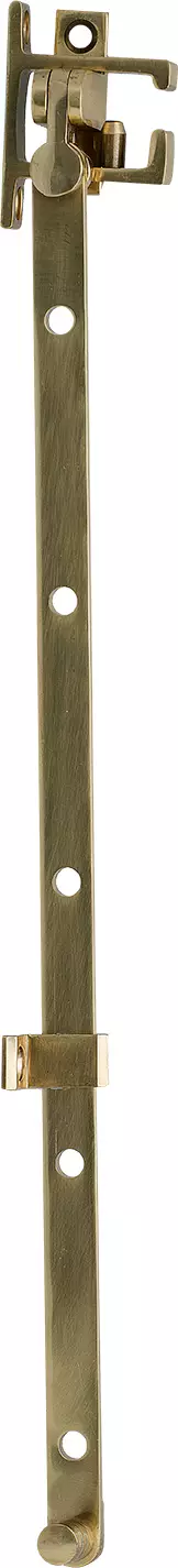 MN Solid Brass 350mm Casement Stay - PB