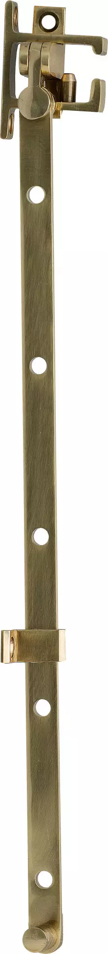 MN Solid Brass 300mm Casement Stay - PB