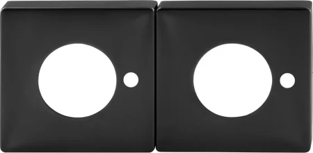 S Range Square Privacy Rose Adaptor (Pr) - BLK