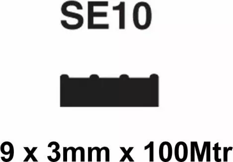 SE10 Black Sponge Seal 9x3 EPDM - 100m