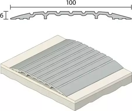 RP116 Threshold Plate 1000mm - CA