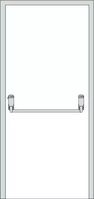 Exidor Single 1 Point Panic Exit Device - SIL