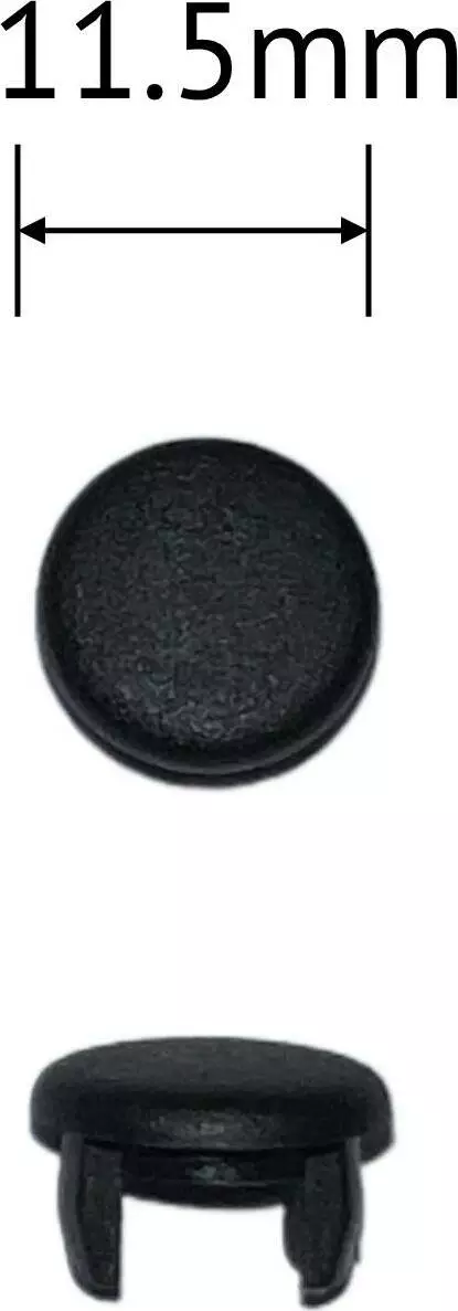 9.5mm Low Profile Hole Cover - BLK