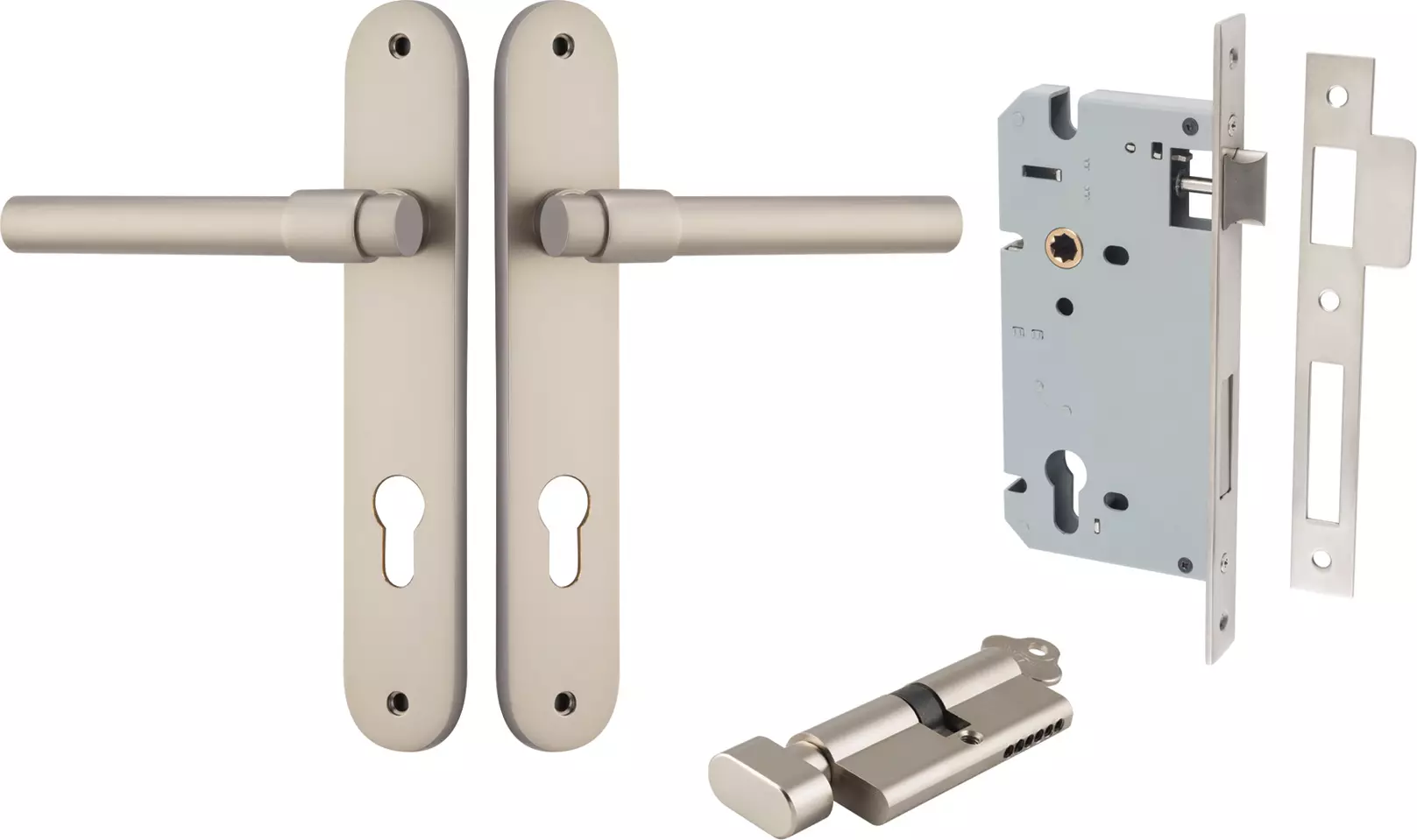 Helsinki Lever - Oval Plate