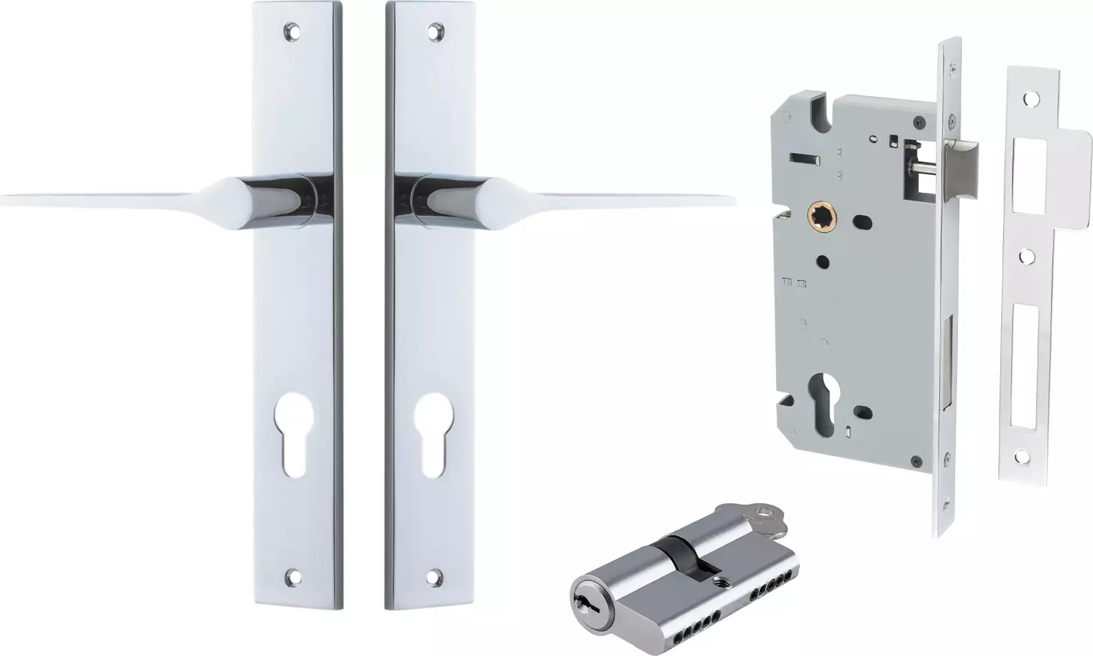 Como Lever - Rectangular Plate